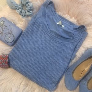 Dusty blue long sleeve sweater